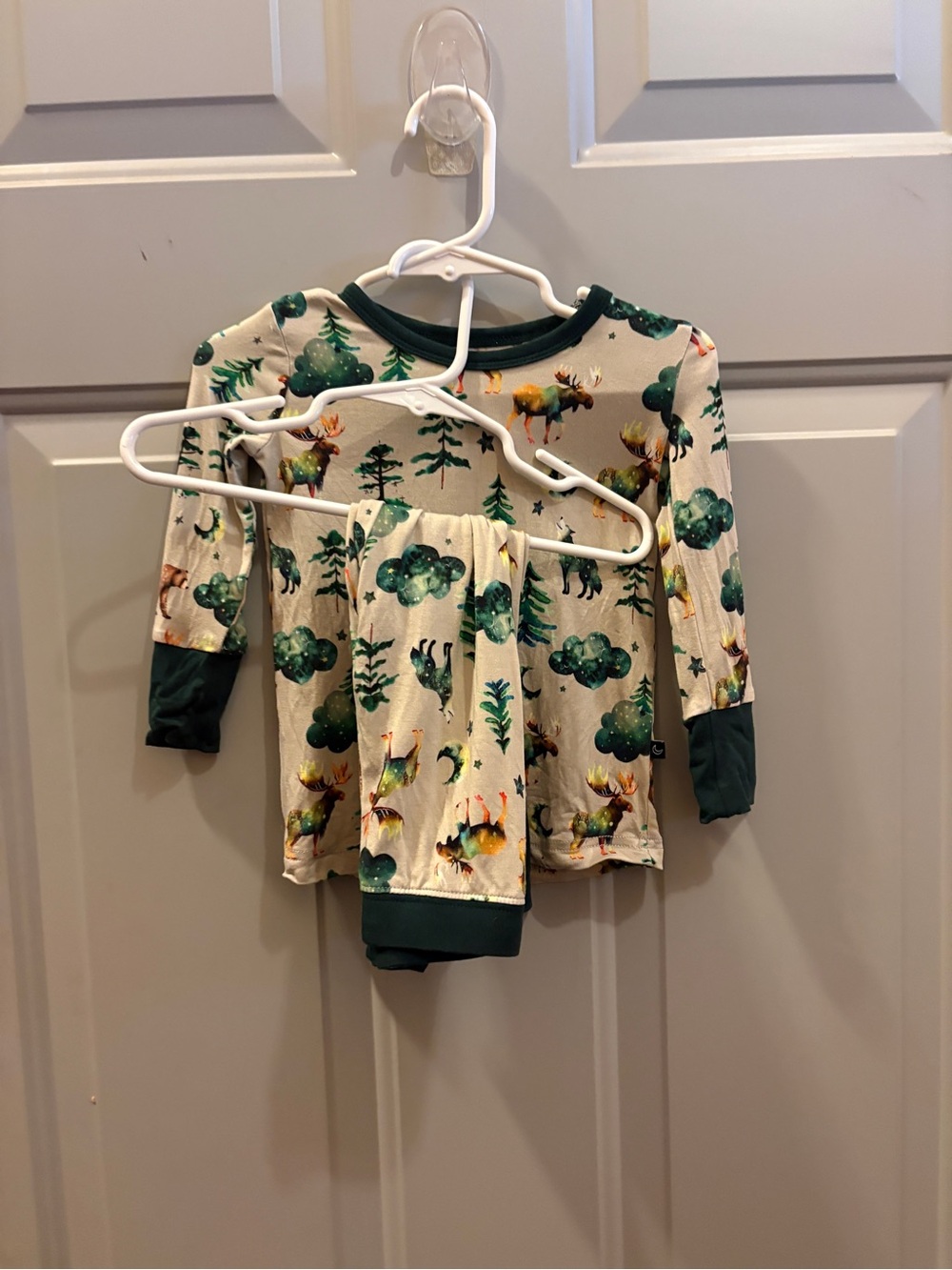 The Sleepy Sloth Bamboo PJ Set, Woodland Animals, 12-18 Months